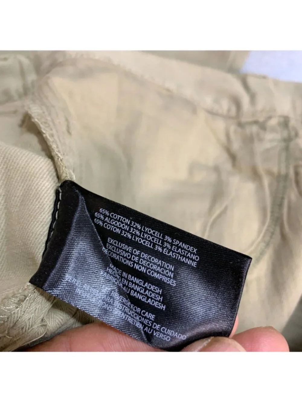 NWT Banana Republic Men's 32x32 5 Pocket Twill Chino Pants Tan Cotton Blend